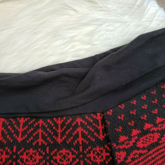 GREEN 3 Nordic Sweater Repurposed Skirt Sz Small - Picture 8 of 10